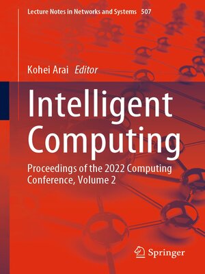 cover image of Intelligent Computing